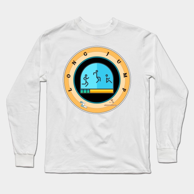 Long Jump Long Sleeve T-Shirt by Tanu Fashion